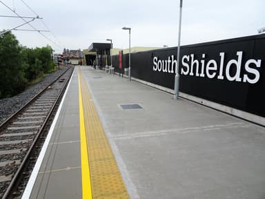 Image of South Shields Tyne and Wear Metro Station